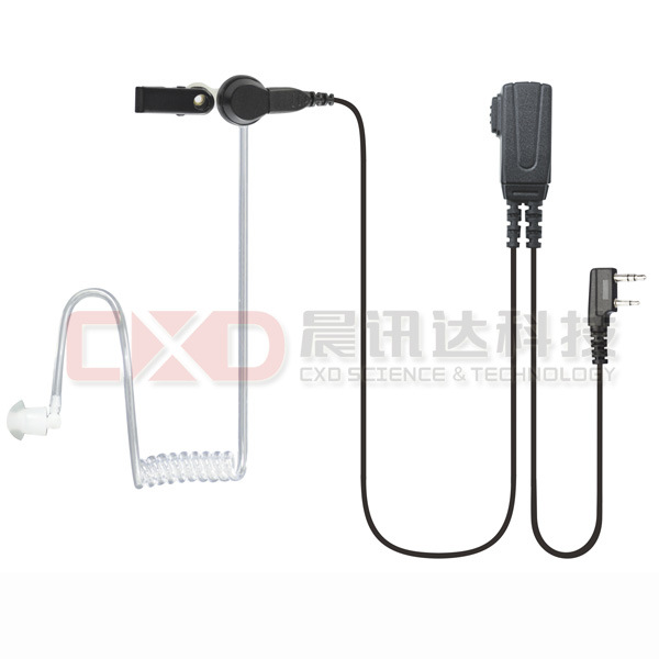 3 Wire Acoustic Tube Earpiece for Motorola Kenwood HYT Two Way Radio