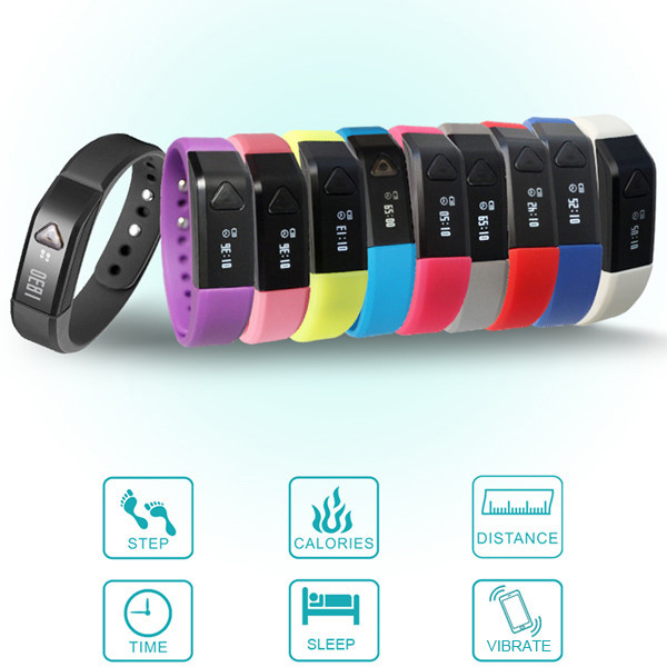 Smartband Pedometer Anti-Lost Sleep Monitoring OLED Display