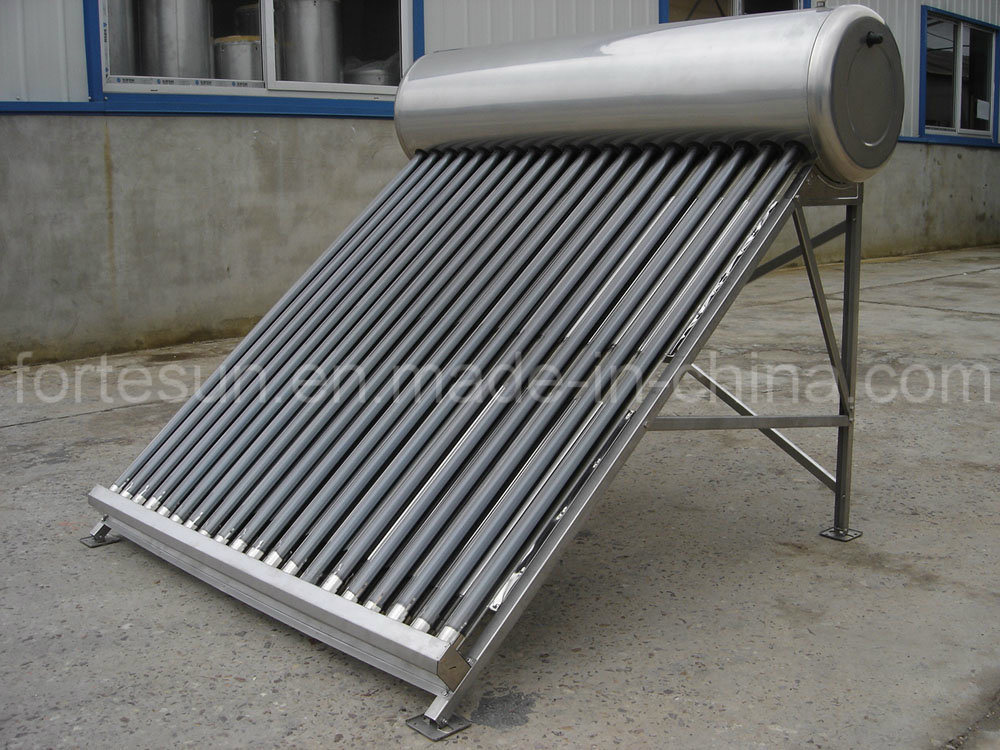 Stainless Steel Low Pressure Domestic Solar Thermal Water Heater