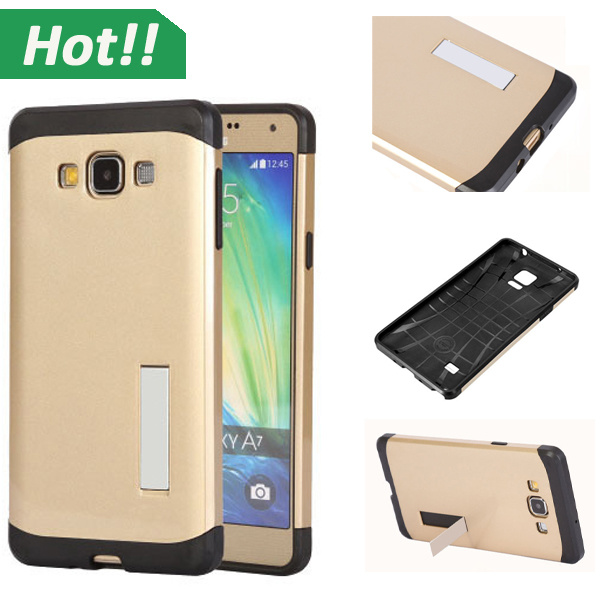 Hybrid Phone Case Slim Armor Kickstand Back Cover for Galaxy A7