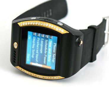 Watch Mobile Phone with FM & Camera and 1GB Memory Card