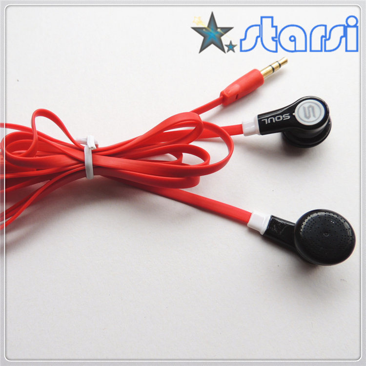 Cheap Noodles Line Earphone Wholesale Sales Promotion (MTEJ)