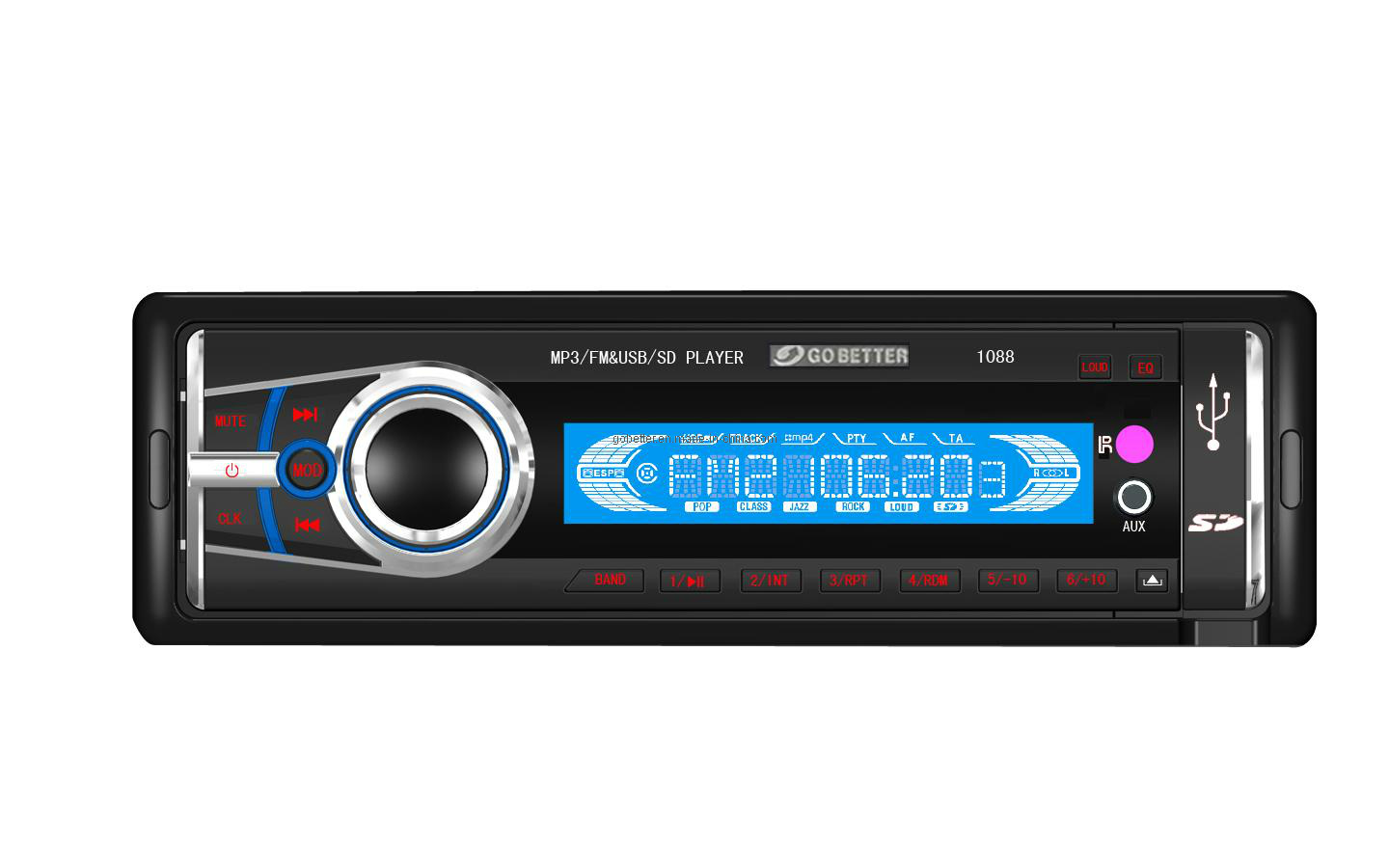 Car MP3 Player with Big Power4*50W (GBT-1088)