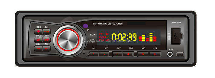 Car MP3 Player Support USB/MMC/SD (GBT-1072)