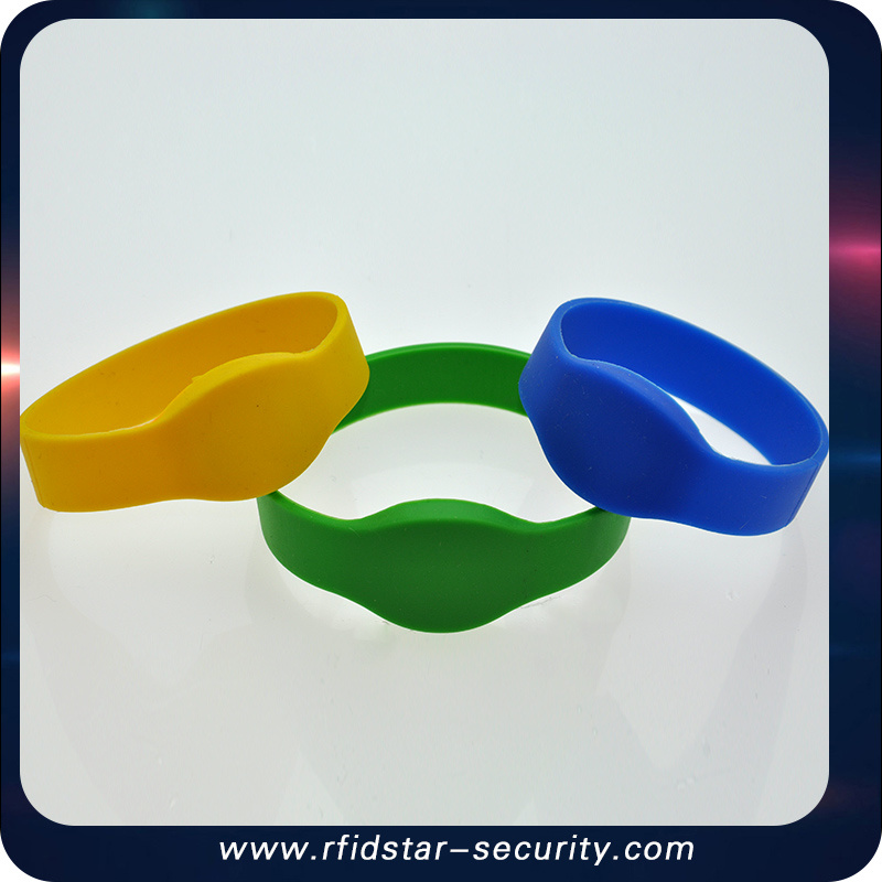 125kHz Waterproof Silicon Wristband for Water Park