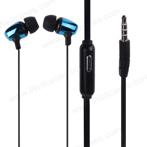 Fashion Bass Metal Stereo 3.5mm Earphone/Headphone/Handsfree with Microphone