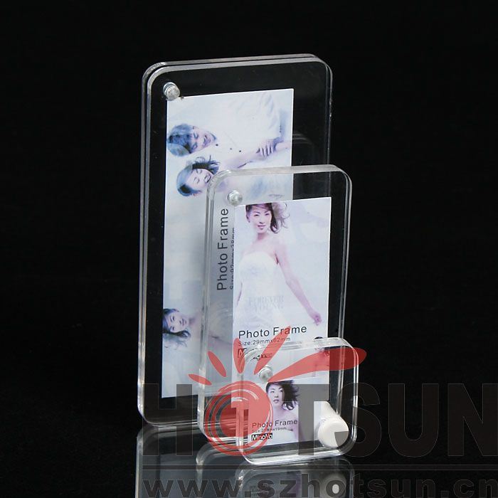 Clear Acrylic Magnet Photo Frame