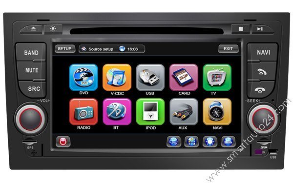 GPS DVD Navigation System for Audi A4