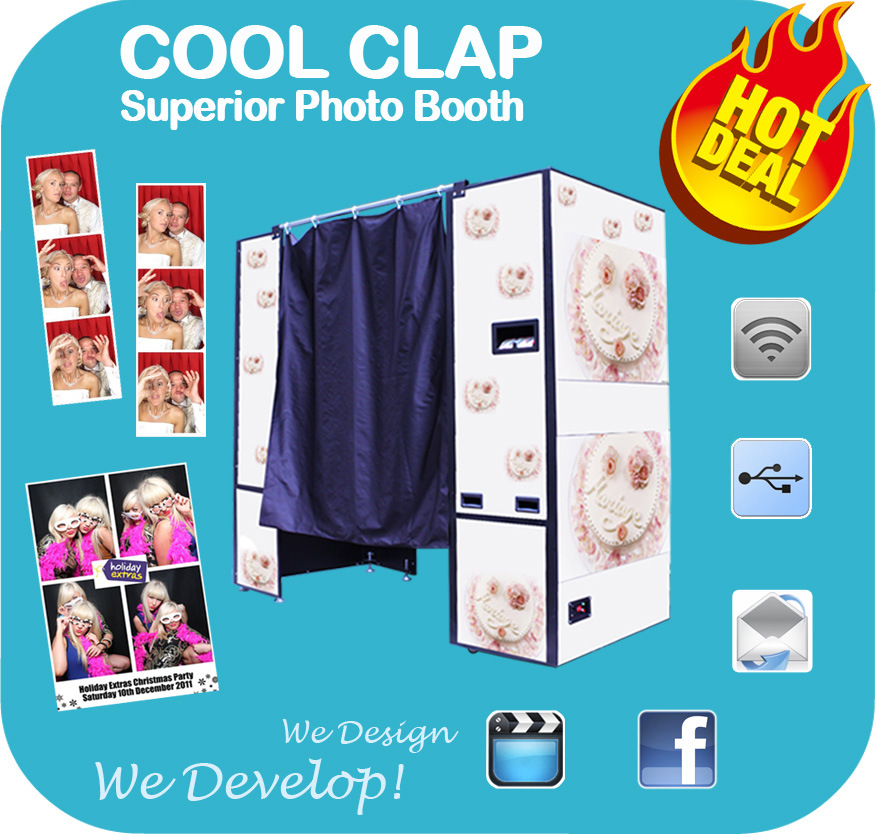 Digital Touch Screen Wedding Photobooth for Rental