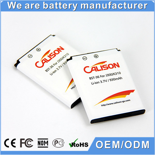 3.7V Li-ion BST-36 Mobile Battery for Sony Ericssion