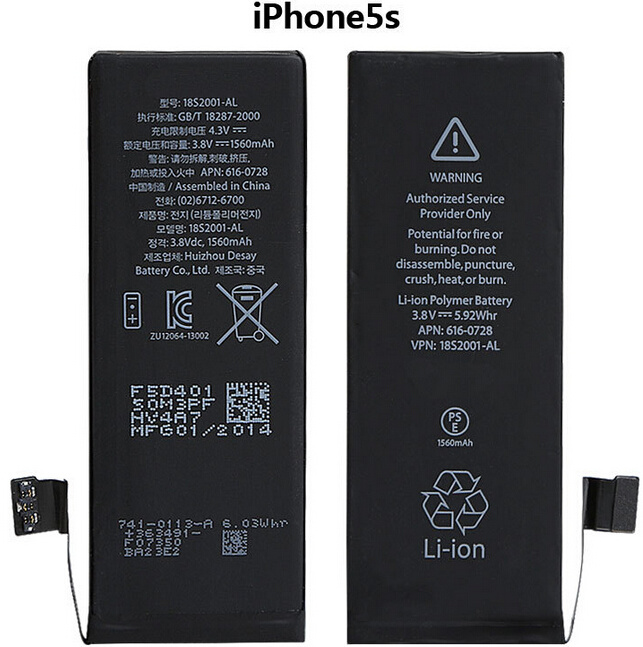 Cell Phone Original Battery for iPhone 5s