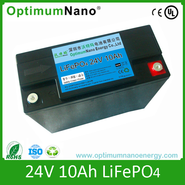 Long Lifecycle 24V 10ah Li Ion Battery Pack