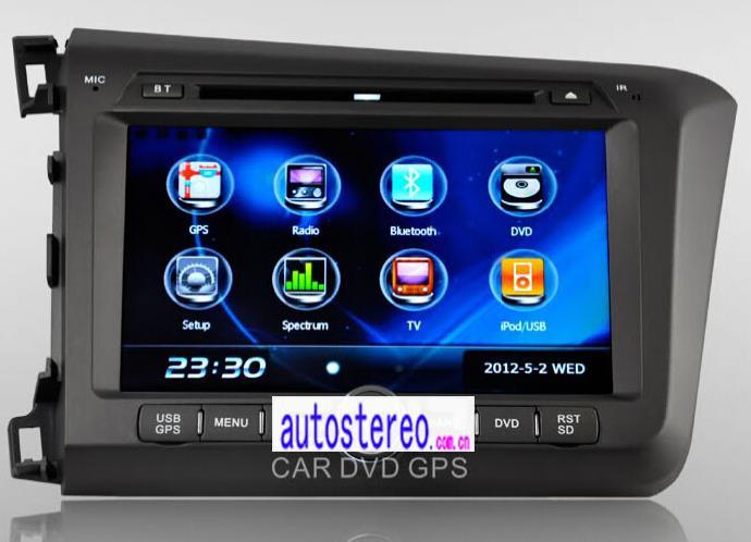 Car Radio for Honda Civic GPS Sat Navi System DVD Player