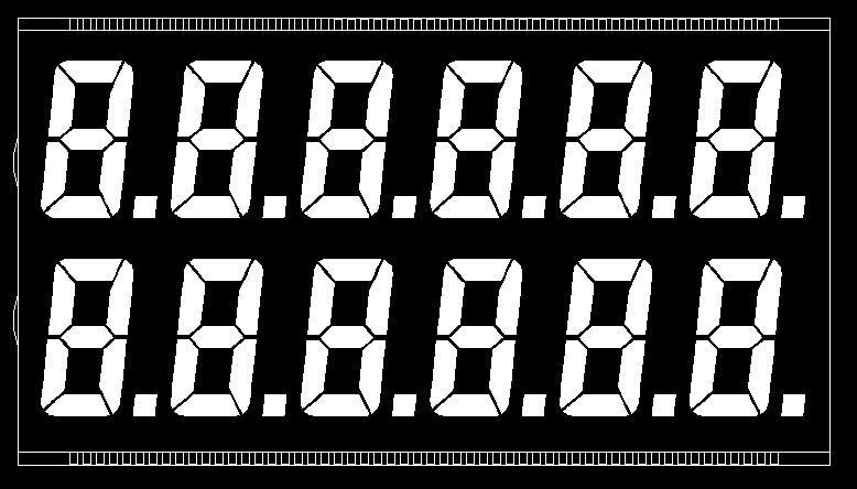 1/16 Duty Va LCD Display for Industrial Application