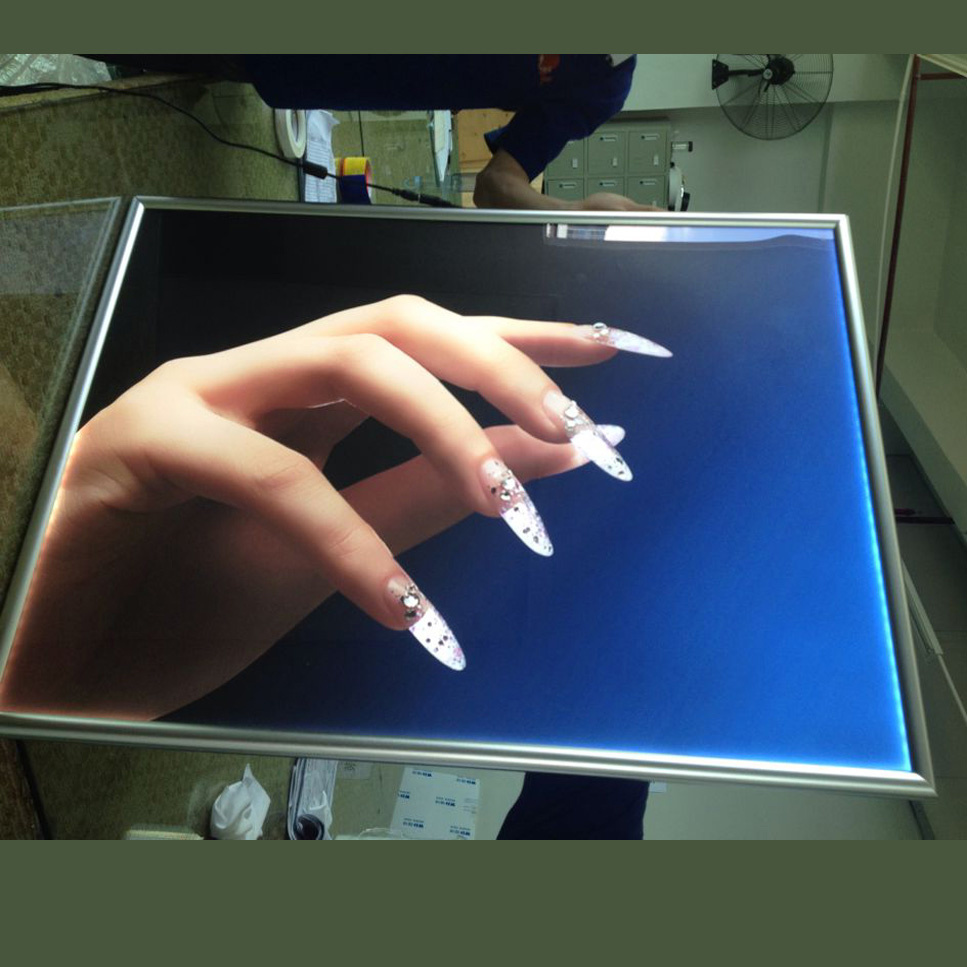 Aluminum Curved Face Frame for Advertising Display LED Light Box