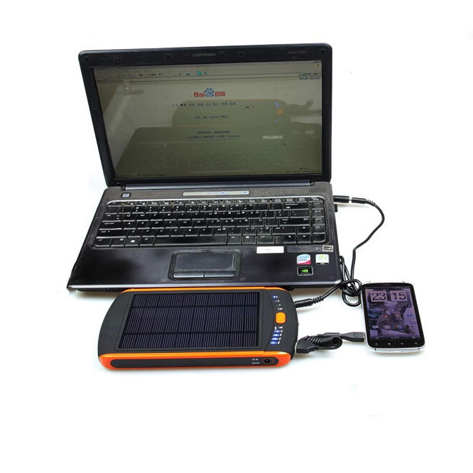 Top Selling Solar Power Bank with 23000mAh Full Capacity