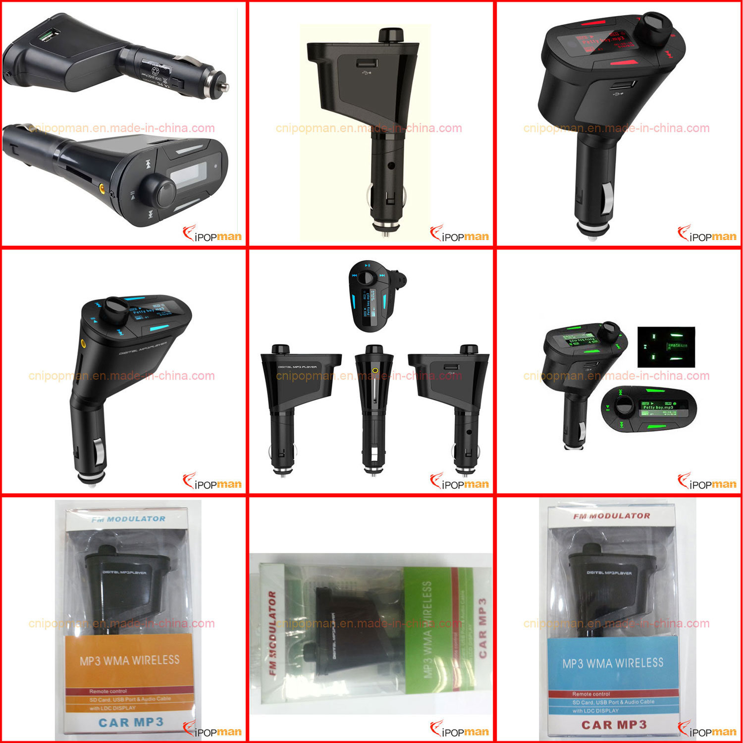 Car FM Transmitter MP3 Driver/Car USB MP3 Music Player