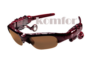 MP3 Sunglasses with Bluetooth (RED)