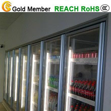 Reach in Glass Swing Door Refrigerator with