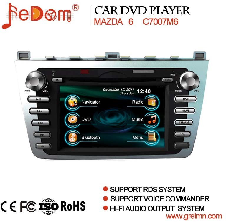 Car DVD GPS Navigation System for Mazda 6