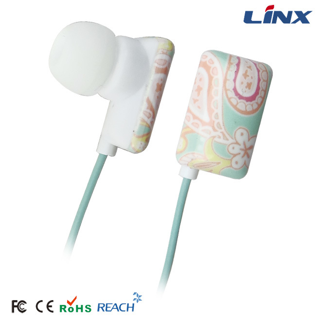 Low Cost Heat Transfer Gift Earbud Earphone