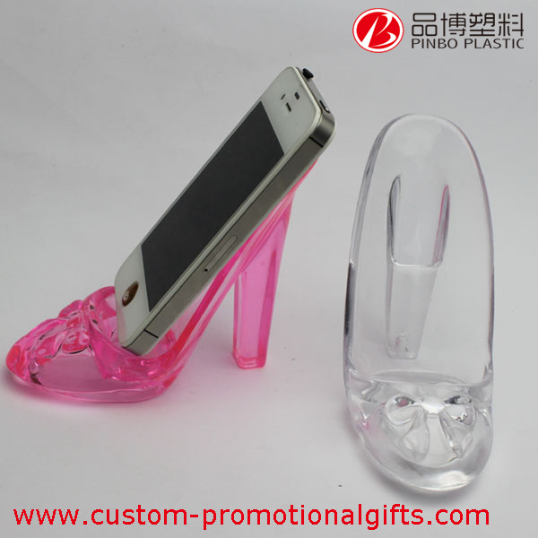 Daily Use Transparent Acrylic High-Heeled Shape Phone Holder