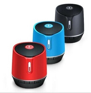 Mini Portable Wireless Lens Bluethooth Speakers with TF Card FM Radio