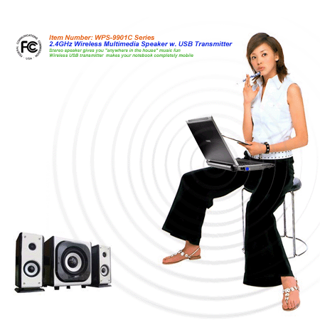 2.4ghz Wireless Notebook (Laptop) Speaker