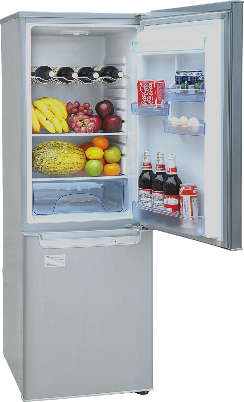 DC 12V 24V CE Upright Style Refrigerator 210L