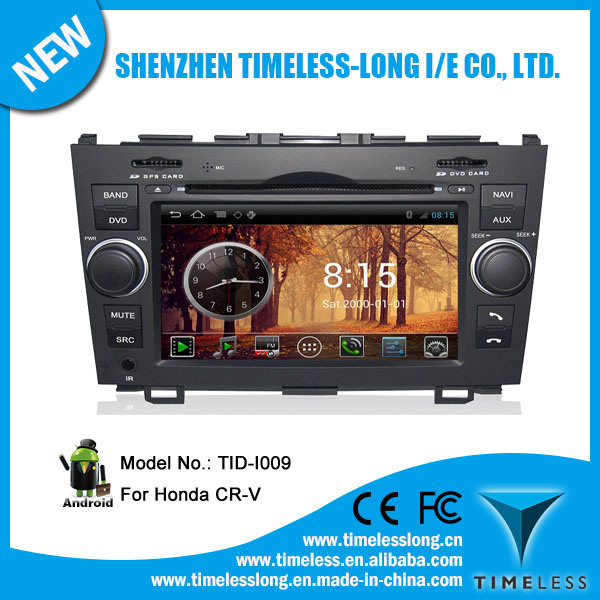 Android System 2 DIN Car DVD Player for Honda Cr-V 2007-2011 with GPS iPod DVR Digital TV Bt Radio 3G/WiFi (TID-I009)