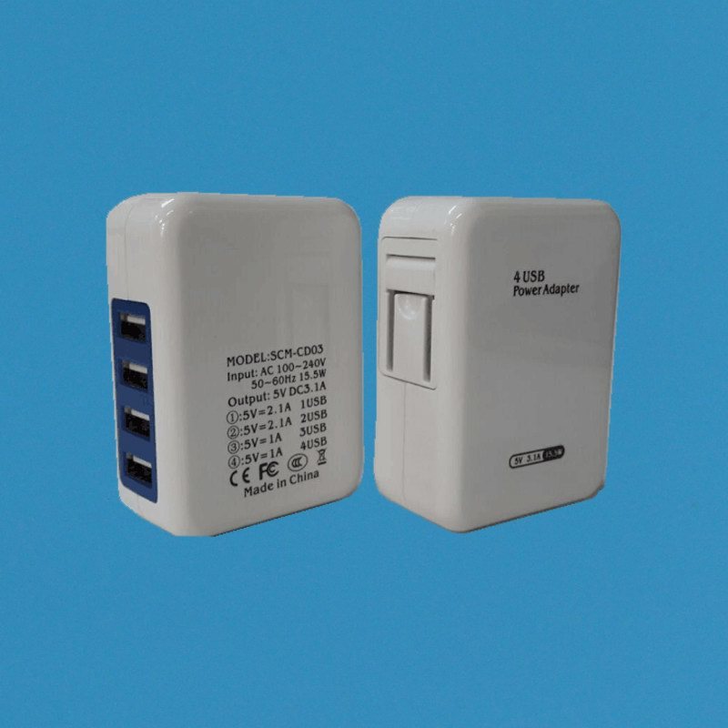 4port USB Charger 5V 3.1A