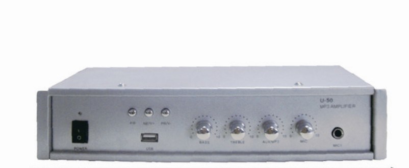 U-50 Mini Mixing Power Amplifiers with MP3