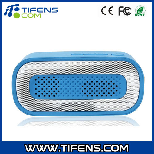 Bluetooth V2.1 Speaker W/ 3.5mm / USB 2.0 / Microphone / FM / TF Blue