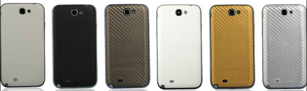 Colorful Leather Skin Back Cover Housing for Samsung Galaxy Note II N7100