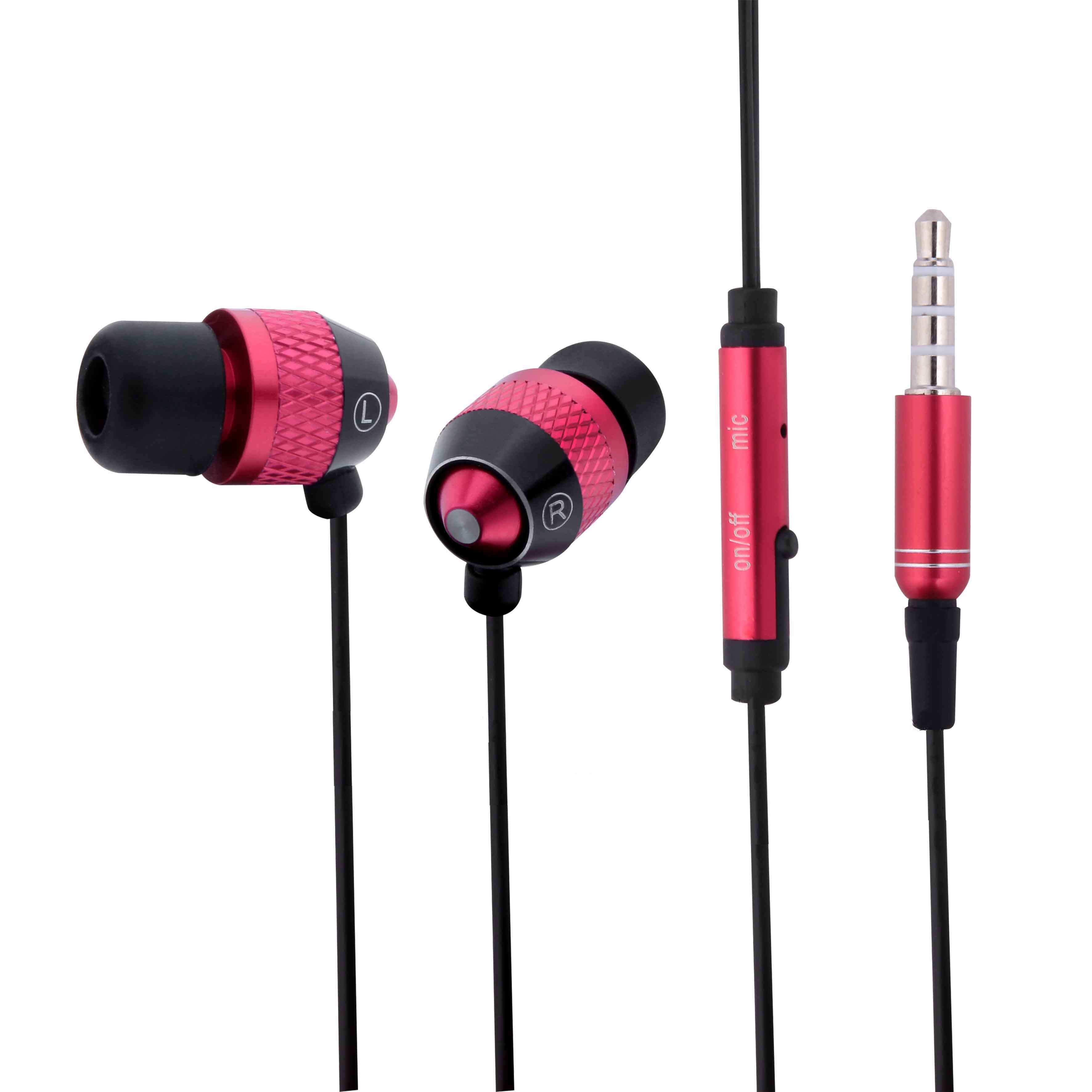 Deep Bass Metal Earphone with Mic for Samsung