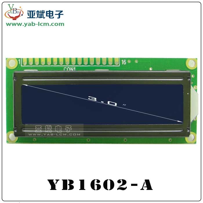 Small Size LCD Liquid Crystal Display (yb1602A)