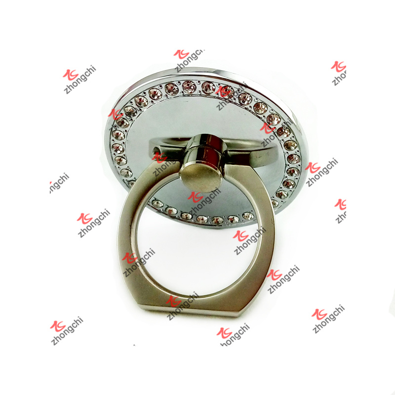 Digital Super Sticky Metal Mobile Phone Finger Ring Holder (PRH51016)