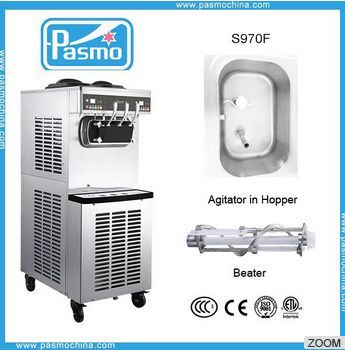 Pasmo 2+1 Mixed Flavors Soft Ice Cream Machine