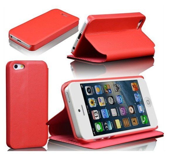 Smart Book Cover Mobile Phone Case for iPhone 5