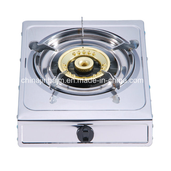 Single Burner Stainless Steel 120 Steel Cap Slim Type Gas Cooker/Gas Stove