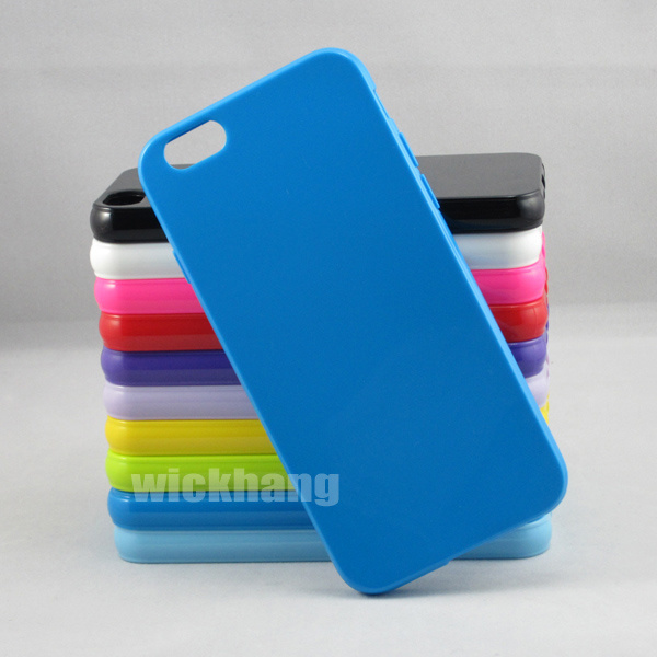 TPU Gel Soft Solid Color Mobile Phone Case for Apple iPhone 6 / iPhone 6 Plus