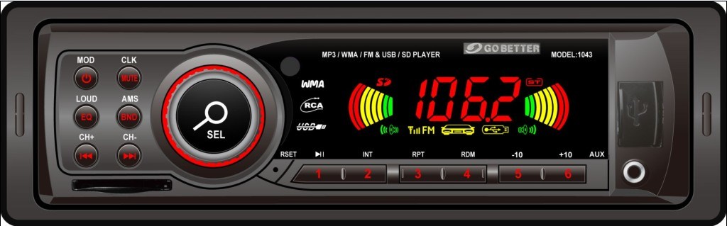 Car MP3 Player (MP3-1043)