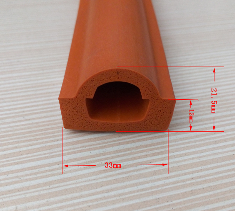 2015 Hot Sale Extrusion Anti-Aging Silicone Seal Strip