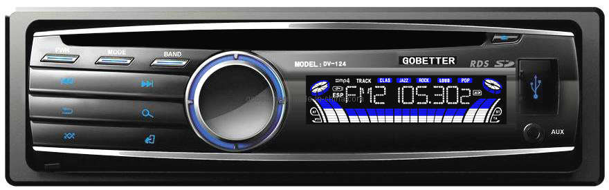 One DIN Car DVD Player (DV-124)