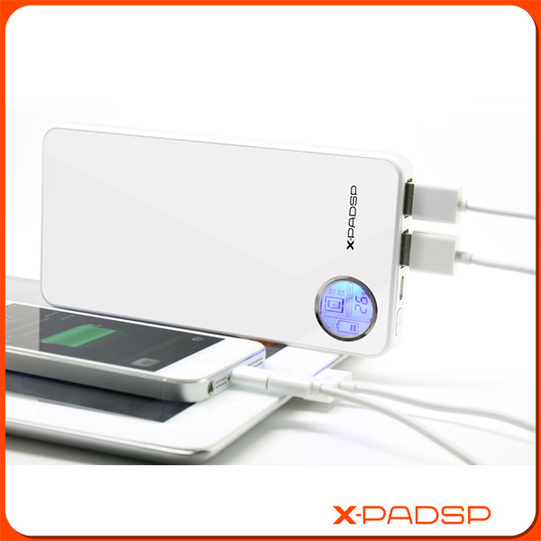 10000mAh Power Bank for iPhone/Samsung with LCD Display