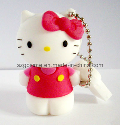 Hello Kittty Cartoon USB Flash Drive, Kitty USB Drive (GCT-001)