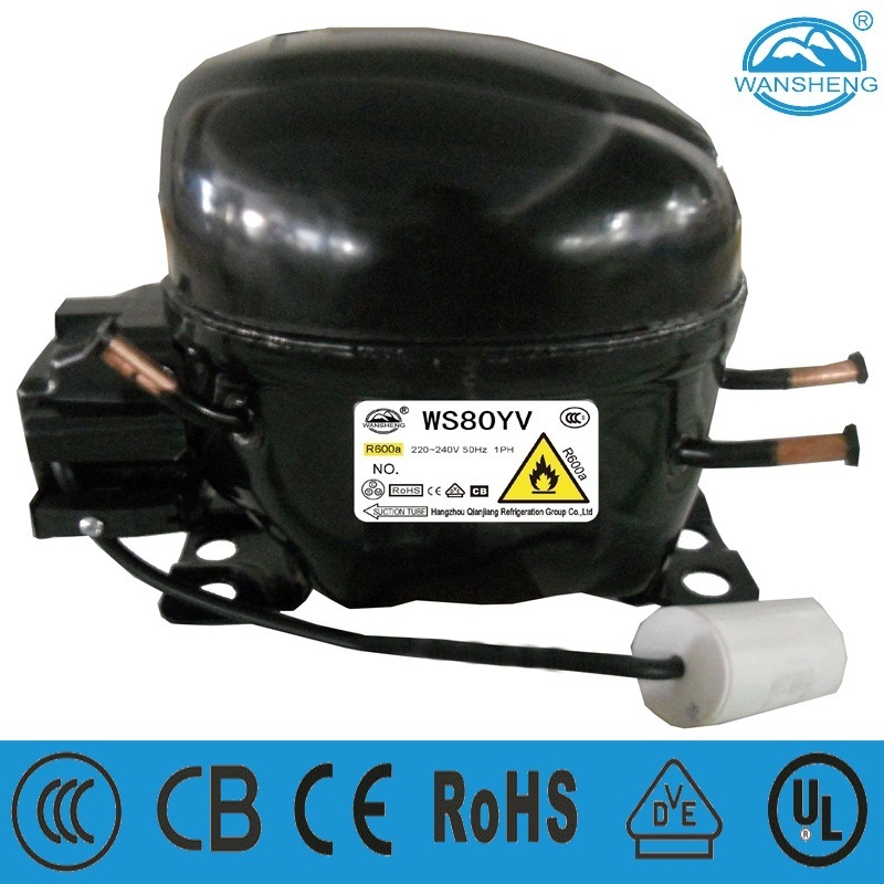 Ws Series R600A Refrigerator Compressor Ws80yv