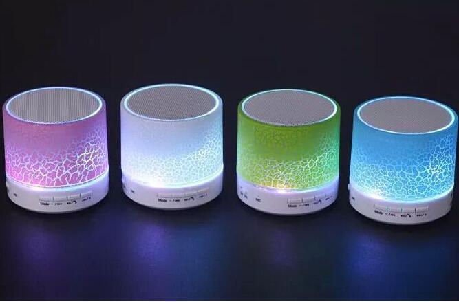 Colorful LED Portable Bluetooth Speaker