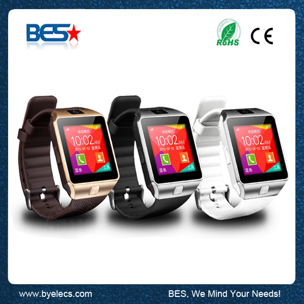 CE/RoHS Smart Watch with Mobile Phone / TF