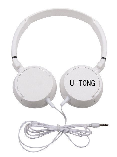 ABS Headband White Earphone Headphone Headset